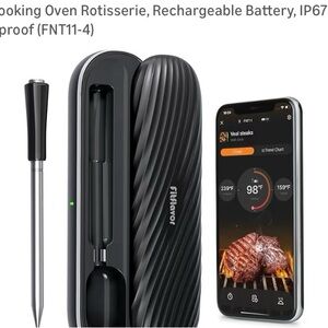 NEW - 500ft Bluetooth Wireless Meat Thermometer for grilling, oven